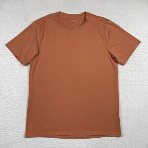 Stoic Shirt Mens XL Orange Tee Pullover Gym Yoga Run Jog Casual Everyday Workout